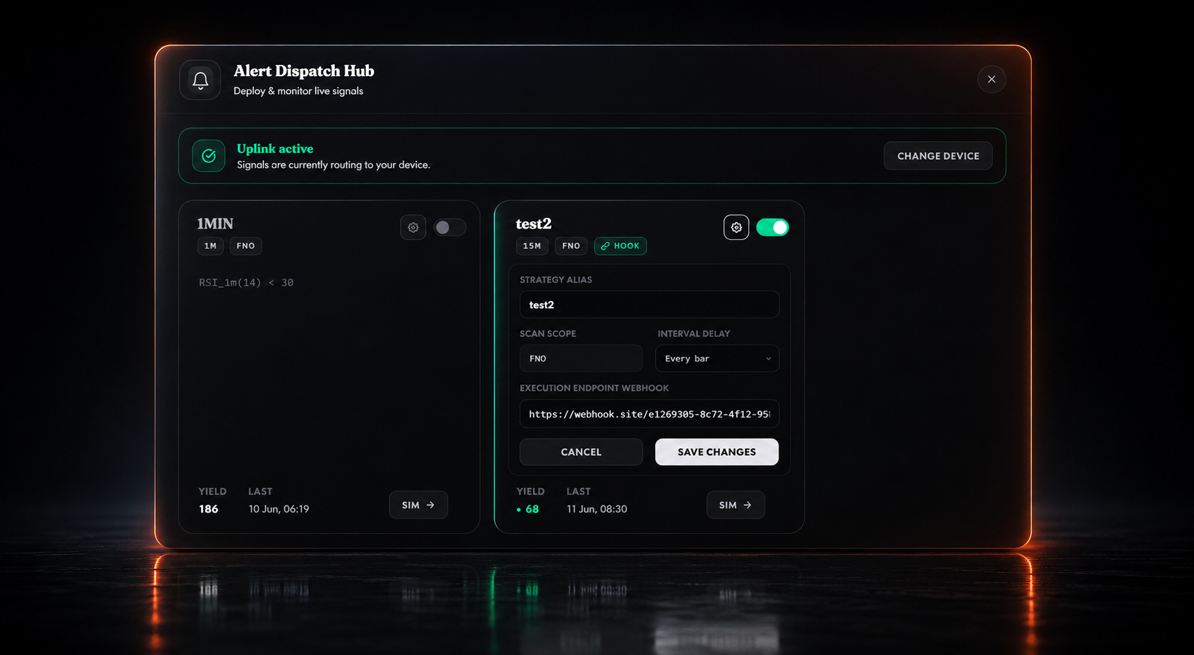 Auto-execution & Alerts.